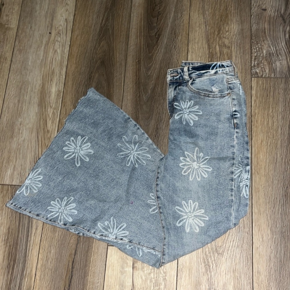 FLOWER FLARE JEANS